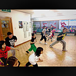キッズダンス練習風景